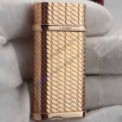 Buy Replica Cartier Rose Gold Lighter For Men's Gift